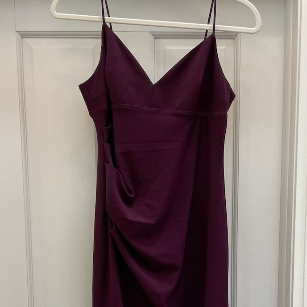 Calvin Klein Evening Gown, Size 6, Deep Purple